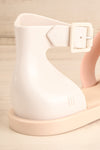 Jamsa Pink Gladiator Sandals | La petite garçonne back close-up