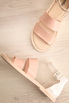 Jamsa Pink Gladiator Sandals | La petite garçonne