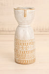 Janssen Small Speckled Grey Vase w Face close-up | La Petite Garçonne Chpt. 2