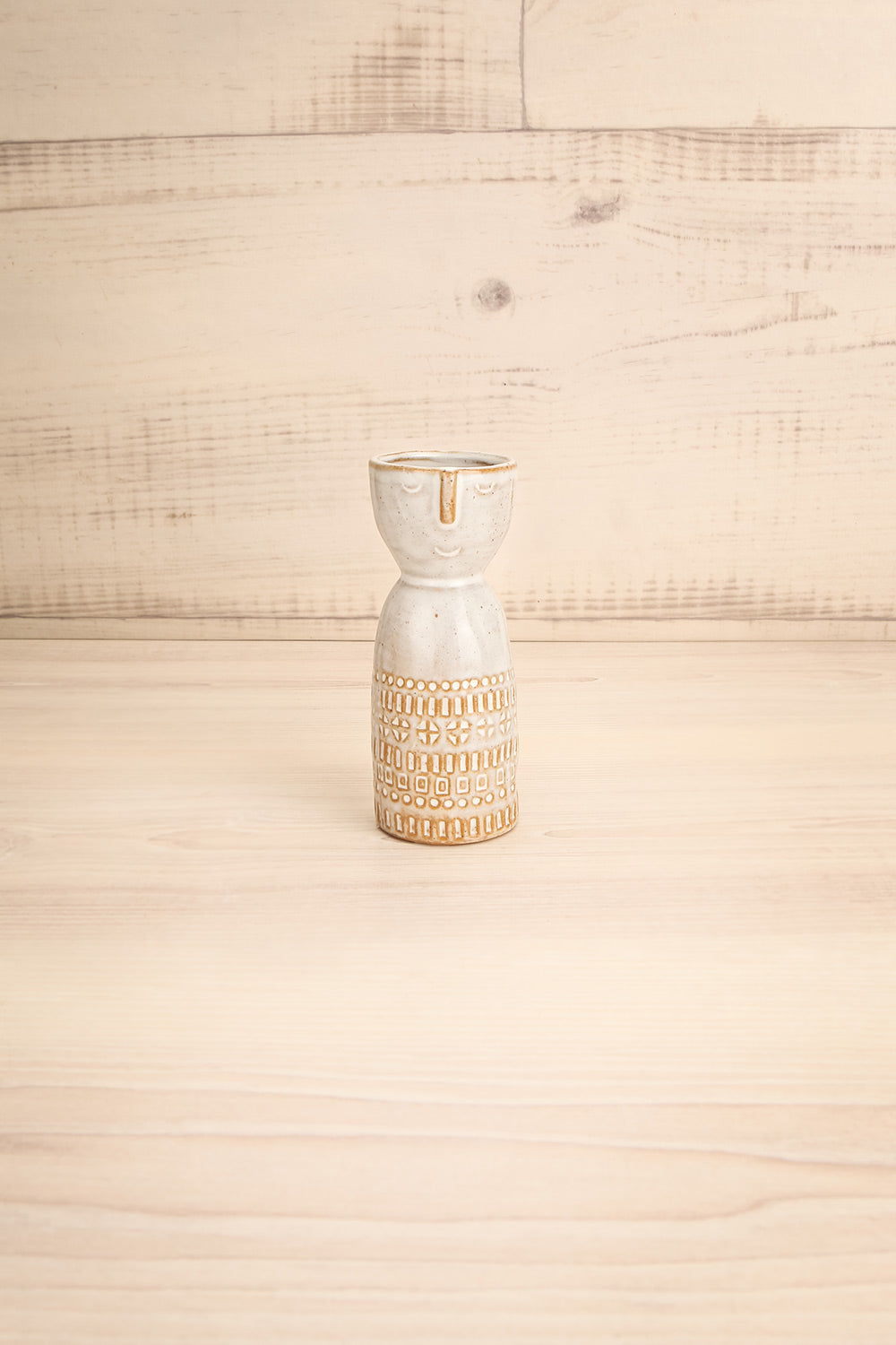 Janssen Small Speckled Grey Vase w Face | La Petite Garçonne Chpt. 2