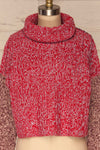 Jaroslaw Colourful Turtleneck Knit Sweater | La Petite Garçonne front close-up