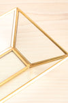 Jaucourt Golden Metal & Clear Glass Dish flat lay close-up | La Petite Garçonne Chpt. 2