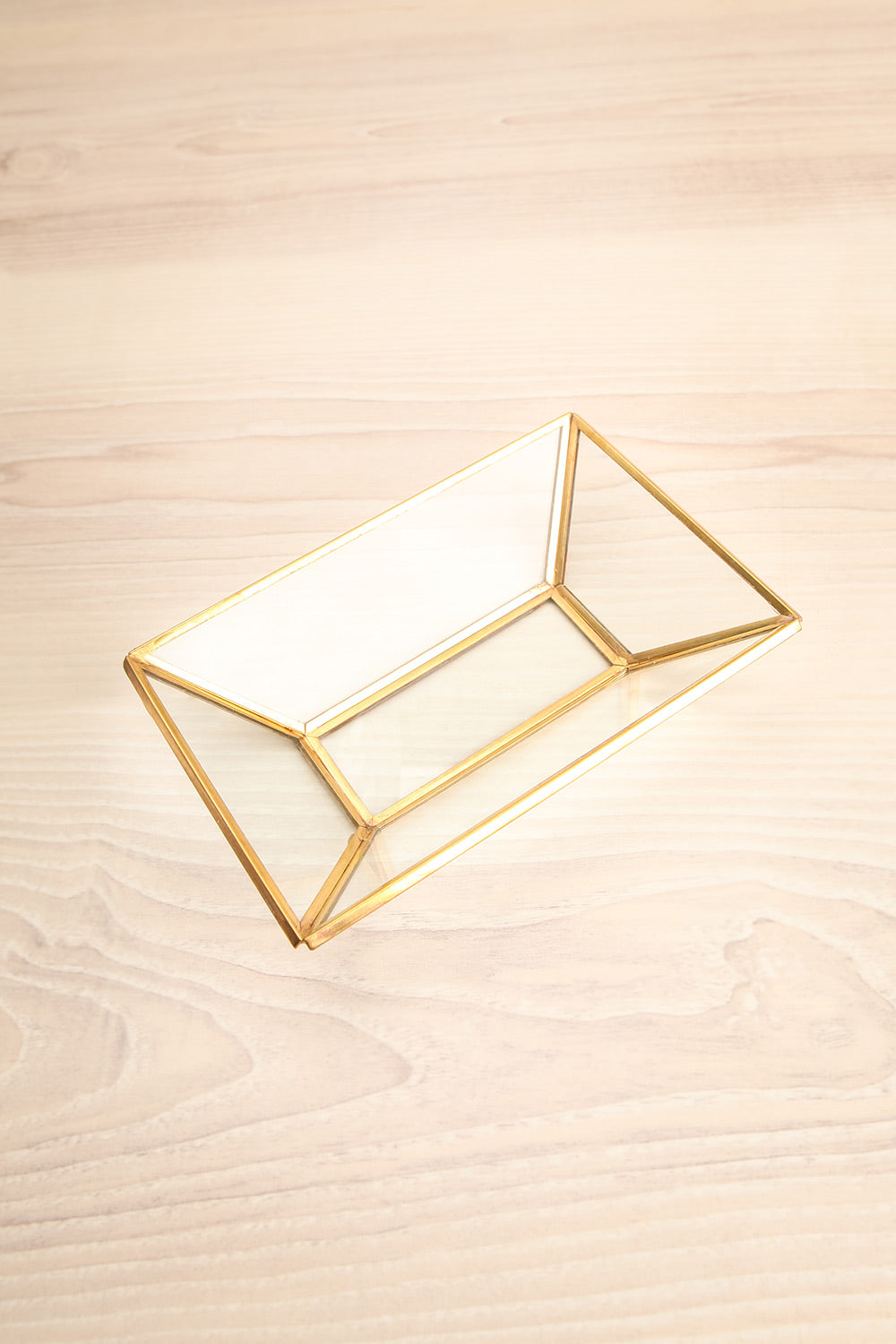 Jaucourt Golden Metal & Clear Glass Dish flat lay | La Petite Garçonne Chpt. 2