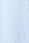 Jenny Blue Polka-Dot Wrap Dress w/ Ruffles | Boutique 1861 fabric