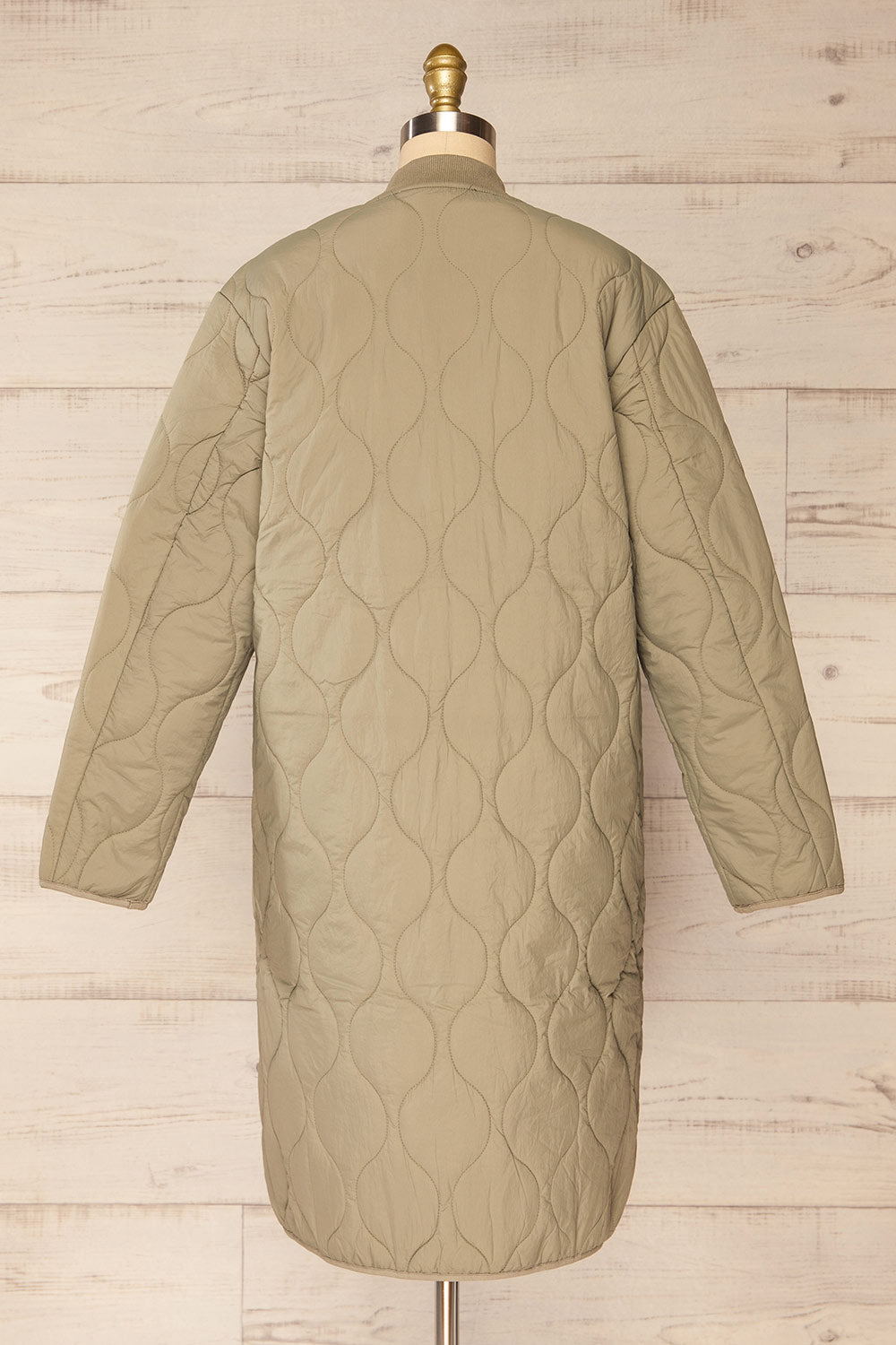 Jerez Long Quilted Jacket | La petite garçonne back view