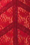 Jessamy Rouge Lace Dress | Robe Cocktail | Boutique 1861 fabric detail