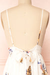 Jimena V-Neck Floral Print Dress | Boutique 1861 back close-up