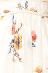 Jimena V-Neck Floral Print Dress | Boutique 1861 fabric