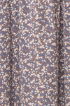Jocelyne Midi Floral Dress w/ Square Neckline fabric