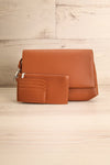 Jodith Cognac Faux-Leather Pixie Mood Handbag wallet | La Petite Garçonne