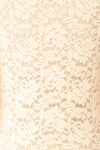 Jokla Cream Lace Mock Neck Top | Boutique 1861 fabric