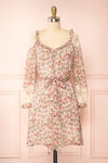 Jolia Short Floral Button-Up Dress | Boutique 1861 front view