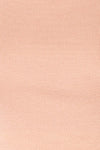 Jorden Pink Long Sleeve Crossed Back Top | La Petite Garçonne fabric