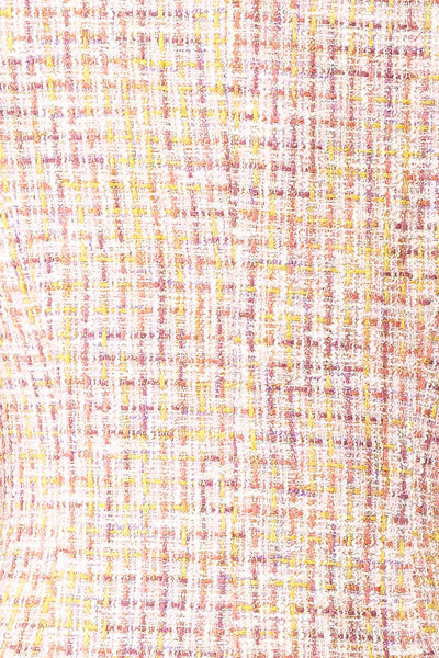 Jorja Cropped Tweed Blazer | Boutique 1861 texture