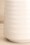 Josune White Textured Vase | La Petite Garçonne Chpt. 2 texture close-up