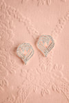 Journey Silver Heart Shaped Crystal Earrings | Boutique 1861