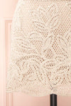 Juana Beige Crochet Short Skirt | Boutique 1861 bottom