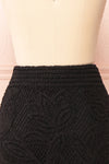 Juana Black Crochet Short Skirt | Boutique 1861 back close-up