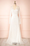 Judith Long Sleeve Beaded Bridal Dress | Boudoir 1861 front view