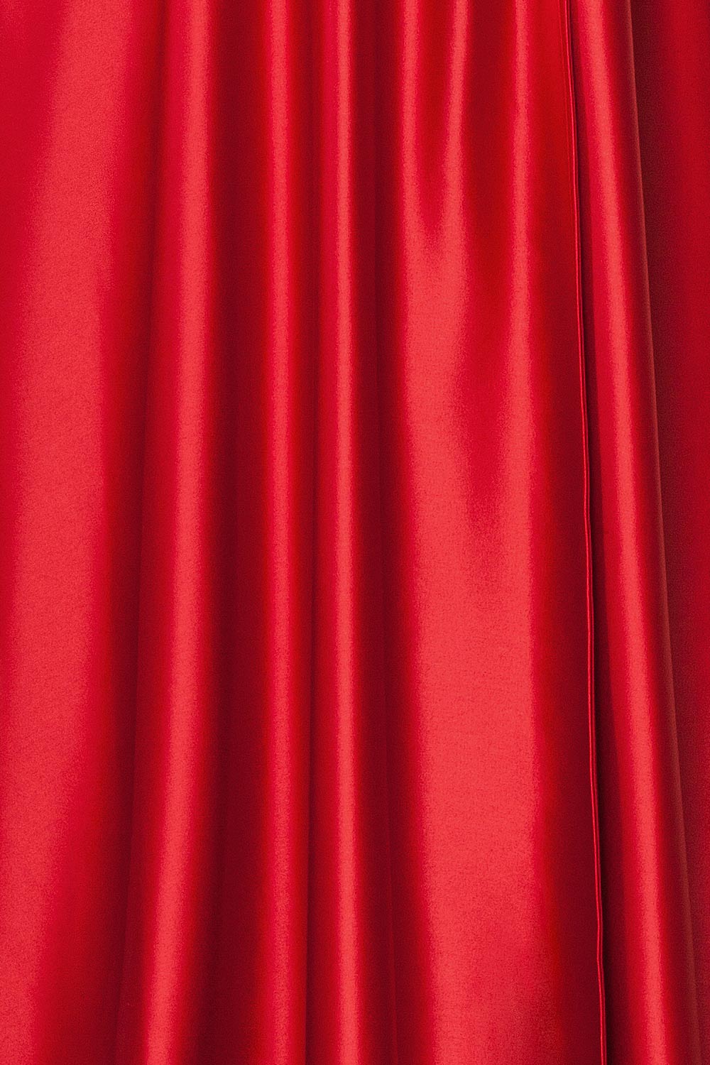 Julia Red Satin Maxi Dress | Boutique 1861 fabric