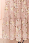 Juliane V-Neck Floral Midi Dress | Boutique 1861 bottom