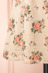 Junelle Short Floral Wrap Dress | Boutique 1861 bottom