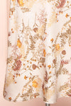 Junko Floral Cowl Neck Slip Dress | Boutique 1861 bottom view