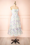 Junny Bustier Floral Midi Dress | Boutique 1861 side view