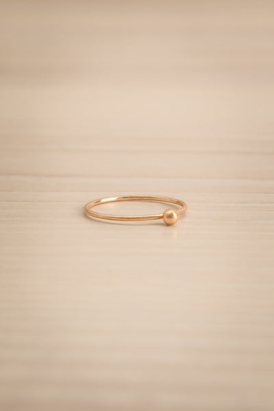 Juryha Gold Set of 7 Minimalist Rings | La petite garçonne ball