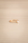 Juryha Gold Set of 7 Minimalist Rings | La petite garçonne pearl