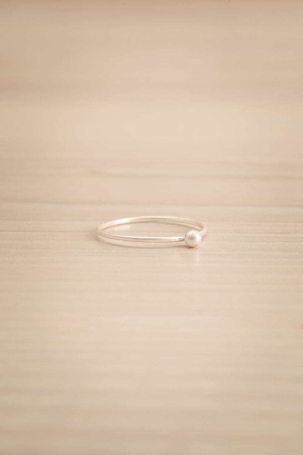 Juryha Silver Set of 7 Minimalist Rings | La petite garçonne mini pearl
