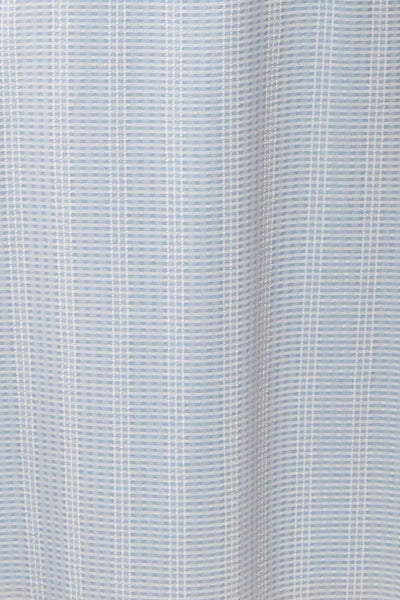 Kajal Blue Long Sleeve Maxi Plaid Dress | Boutique 1861 fabric