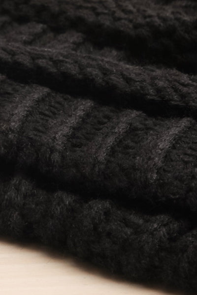 Kalmar Black | Black Knit Tuque