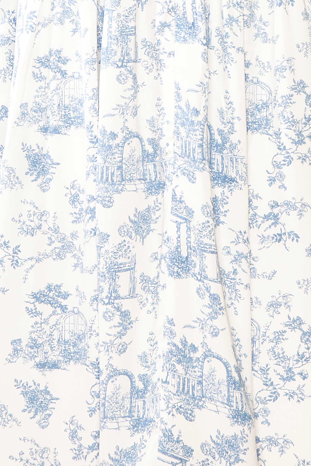 Kamek Satin Babydoll Dress w/ Vintage Floral Pattern | Boutique 1861  fabric 