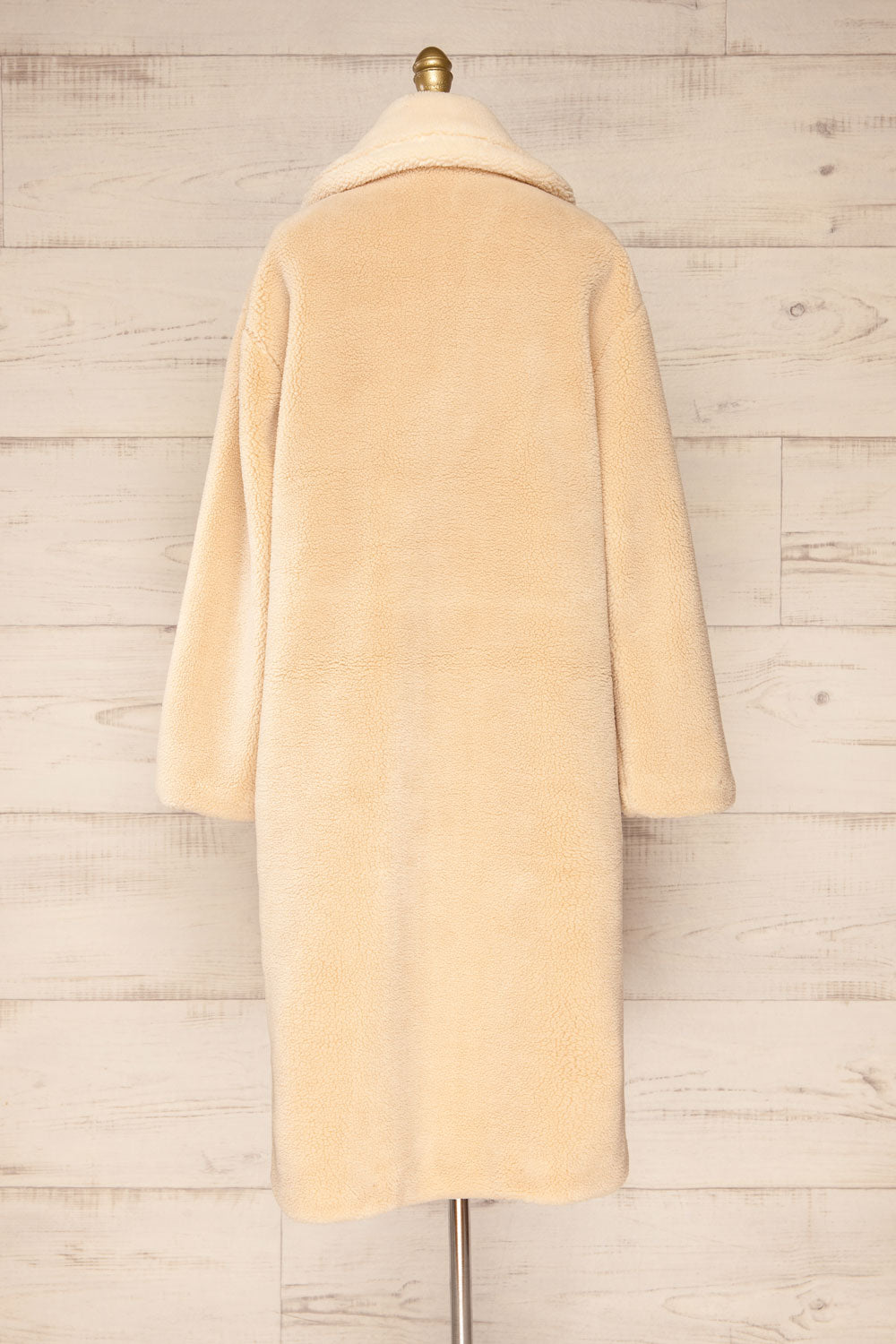 Kamnik Buttoned Fleece Coat | La petite garçonne back view