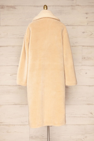 Kamnik Buttoned Fleece Coat | La petite garçonne back view