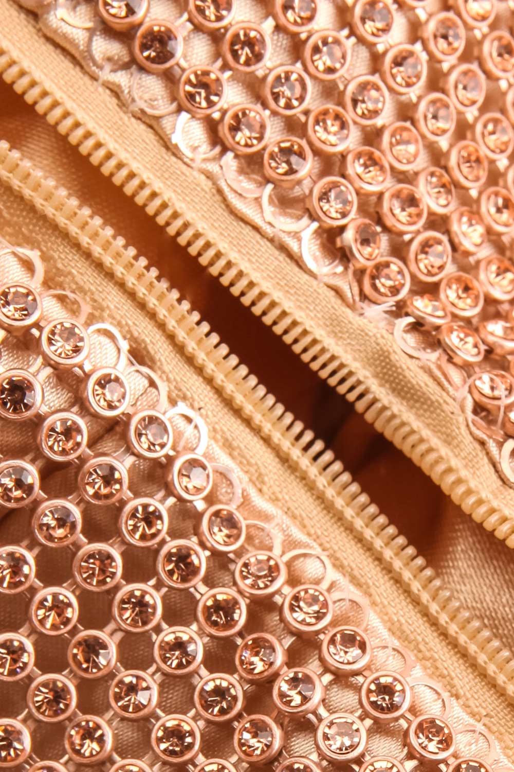 Kapolei Champagne Crystal Wristlet | Sac à Main | Boutique 1861 inside close-up