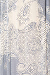 Karenne Blue & White Paisley Patterned Open Kimono | Boutique 1861  fabric