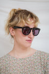 Karilia Black Wayfarer Sunglasses | La Petite Garçonne  model