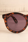 Karilia Tortoise Shell Wayfarer Sunglasses close-up | La Petite Garçonne