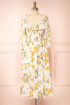 Karina Empire Waist Floral Midi Dress | Boutique 1861 front view
