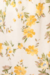 Karina Empire Waist Floral Midi Dress | Boutique 1861 fabric