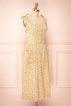 Katerina Floral Button-Up Midi Dress | Boutique 1861 side view