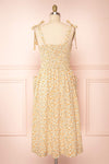 Katerina Floral Button-Up Midi Dress | Boutique 1861 back view