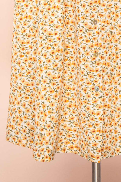 Katerina Floral Button-Up Midi Dress | Boutique 1861 bottom