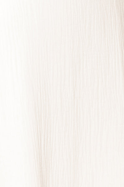 Kavaja White Off the Shoulder Midi Dress | Boutique 1861 fabric