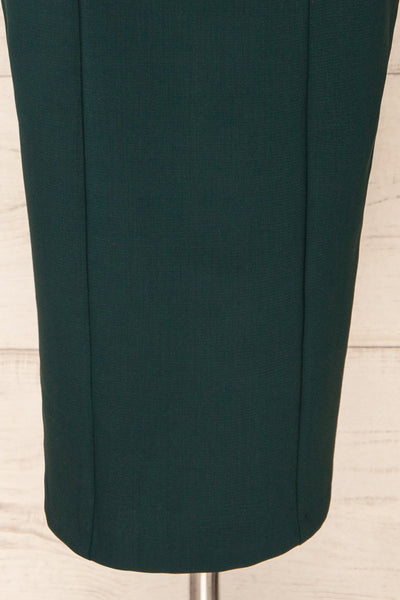 Kavala Emerald Fitted Midi Dress | La petite garçonnedetails