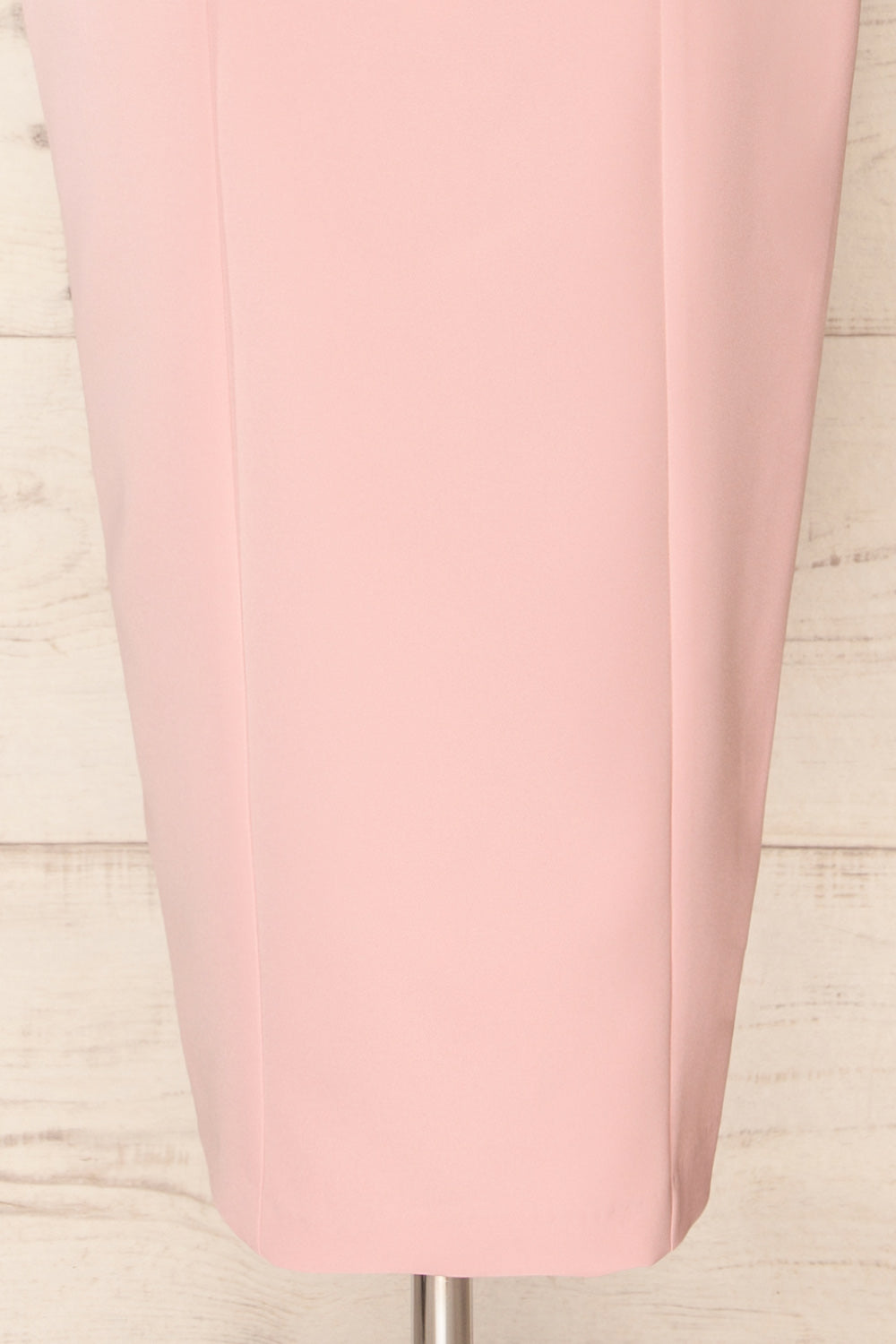 Kavala Pink Fitted Midi Dress | La petite garçonne bottom 