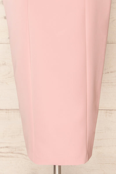 Kavala Pink Fitted Midi Dress | La petite garçonne bottom