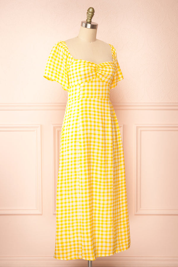 Principles yellow sale gingham dress